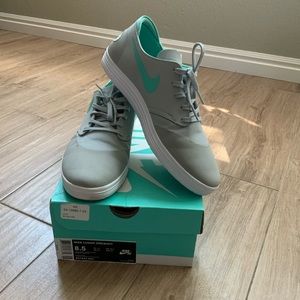 Grey and aqua Nike